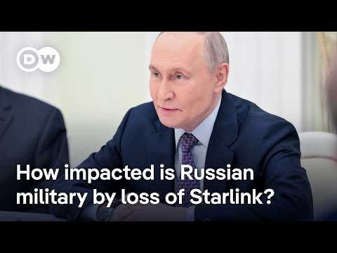 Russia admits Starlink terminals haven't been in use for two weeks | DW News