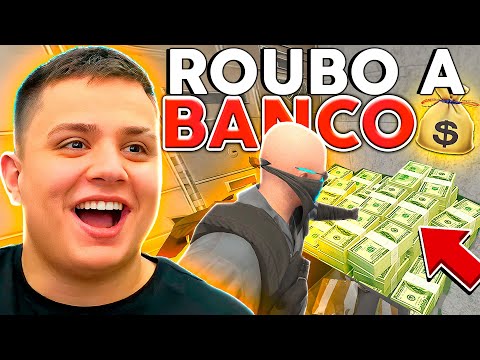 ROUBEl $5 MILHÕES DO BANCO do GTA RP! (Paulinho o LOKO)