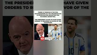 Is the World Cup RIGGED for Argentina? Fans are FURIOUS 🗣️#worldcup #shorts