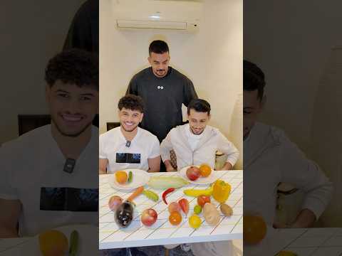 تحدي الفواكه اسرع شي 🏃🏻🤣🤣