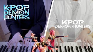 KPOP Demon Hunters OST Medley1🎤4hands piano (soda pop, your idol, golden)