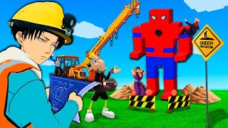 BATALLA de CONSTRUCCIÓN EXTREMA en REALIDAD VIRTUAL 👷 | VRCHAT