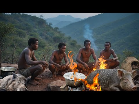 See How Hadzabe Tribe Survive in the Wilderness | life of the hunters