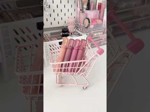 swatching my rom&nd glosses :) #shorts #kbeauty #makeup #romand #fyp #kpopfyp #koreanmakeup