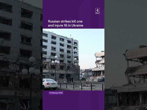 Russian strikes kill one and injure 16 in Ukraine