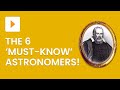 Contributions of Astronomers and Discoveries