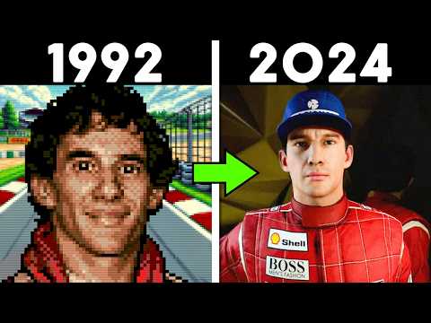 EVOLUÇÃO do AYRTON SENNA nos GAMES