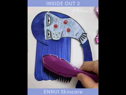 ENNUI Skincare❤️Inside Out 2 #insideout #asmr #papercraft #makeup #paperdiy