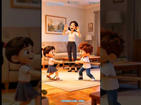 चिंकी और चिंटू रस्सी कूद का खेल खेलते हैं #meow #catshorts #catstory