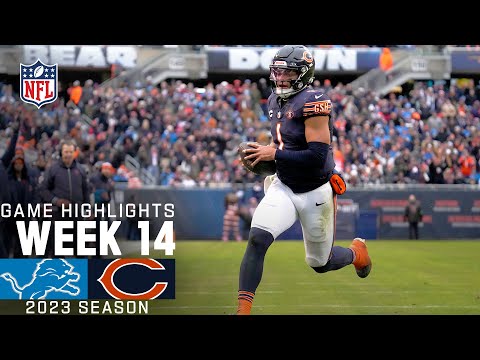 Detroit Lions vs. Chicago Bears Game Highlights | NFL 2023 Week 14 video clip