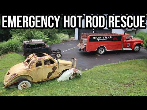 Saving Two Abandoned Antique Project Cars  - 1933 Ford Tudor & 1937 Plymouth Coupe