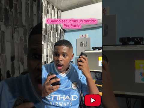 Cuando escuchas un partido Por Radio #futbol #radio