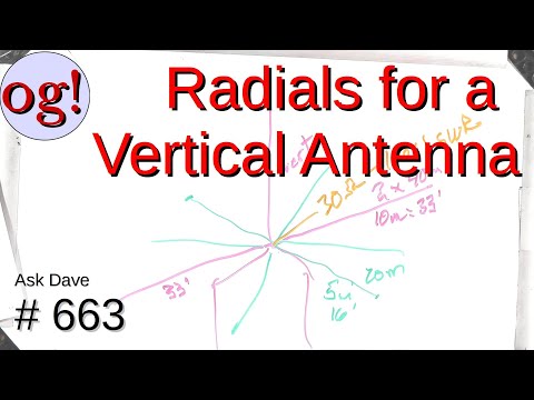 Radials for a Vertical Antenna (#663)