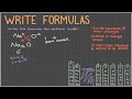Ionic Compounds and Transition Metals