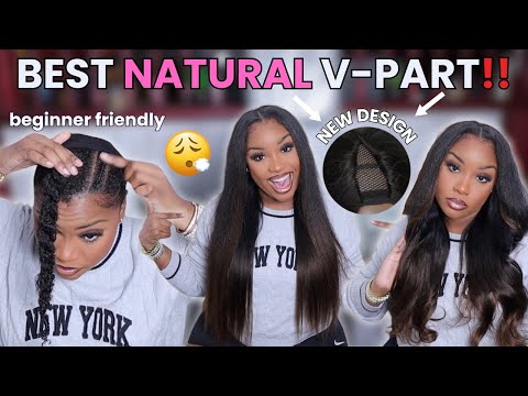 GIRL, SEW IN WHERE? LACE FRONT WHERE? BEST *INVISIBLE* V-PART  OMBRE BROWN WIG! X NADULA HAIR