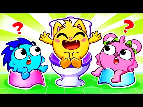 Potty Song 🚼💛 Funny Kids Songs 😻🐨🐰🦁 And Nursery Rhymes by Baby Zoo