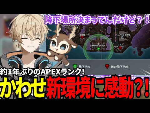 【Apex Legends】約1年ぶりにAPEXランク！かわせ新環境に感動？！【かわせ/FENNEL】