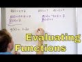 Evaluating Functions: Notation and Examples