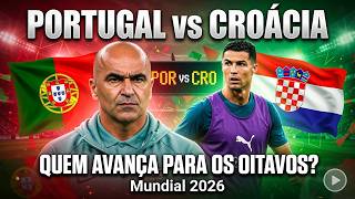 🚨 PORTUGAL ASSUSTA! Depois da vergonha com a Colômbia... Agora vem a Croácia! 😱🇵🇹
