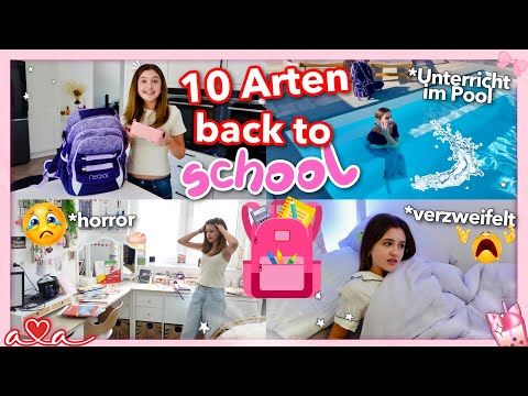 10 Arten von Mädchen BACK TO SCHOOL nach den Sommerferien ☀ 🌸🎀  Alles Ava