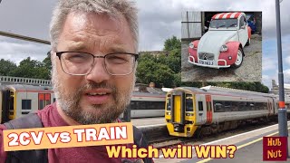 Citroën 2CV vs TRAIN! Which will win? Day of stress...