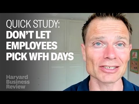 The Case Against Letting Employees Pick WFH Days