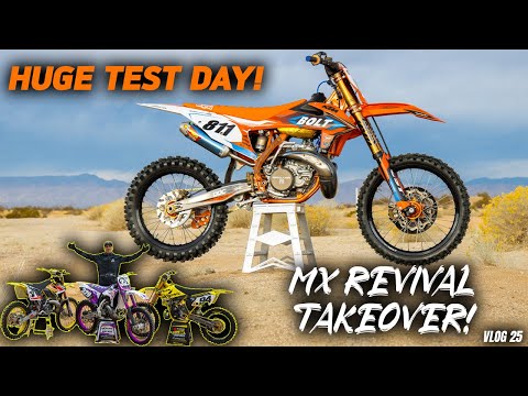 HUGE TEST DAY! - DIRT BIKE VLOG 25