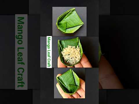 Mango Leaf Craft | Chhath Puja Craft | Leaf Craft #shorts #diy #craft #artist
