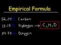 Empirical and Molecular Formulas