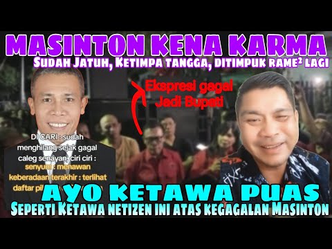 MASINTON SUDAH KASIH FOTO GANTENGNYA BUAT PILKADA DI TAPTENG, EH TERNYATA GAGAL LAGI.. GAGAL LAGI