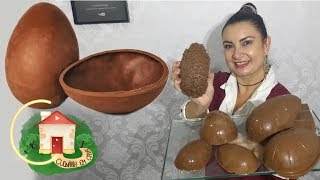 OVOS DE PASCOA PARA INICIANTES - 3 MANEIRAS SIMPLES DE FAZER -  Culinária em Casa