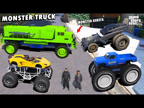 WOW !! Aku Koleksi SEMUA MONSTER TRUCK TERLANGKA di GTA 5 !!