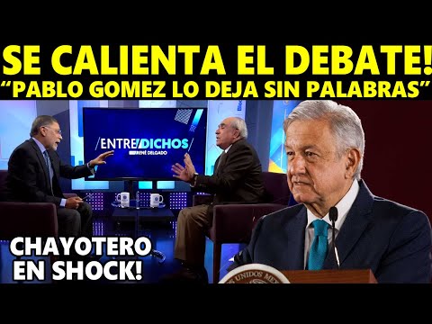 SE le ACABO la PACIENCIA a DON PABLO GÓMEZ!!.. TUNDE a RENÉ DELGADO lo DEJÓ CALLADO y SIN ARGUMENTOS