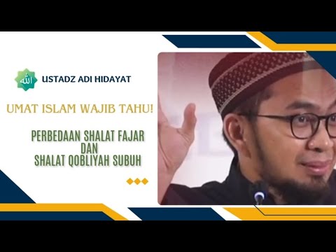 UMAT ISLAM WAJIB TAHU! _Ustadz Adi Hidayat