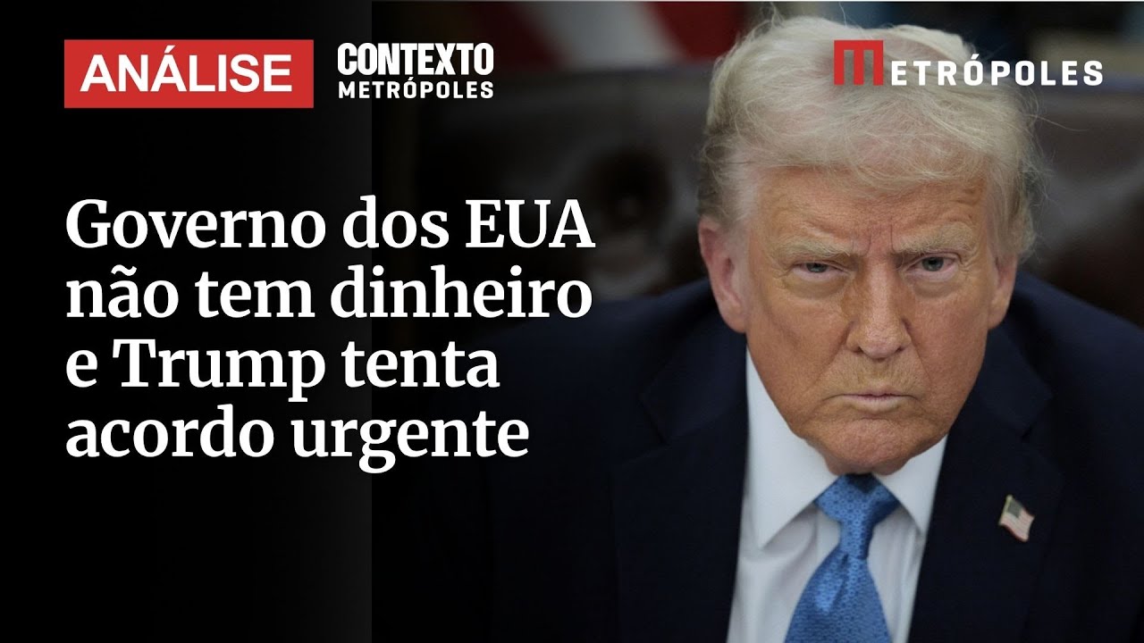 Governo dos EUA não tem dinheiro para continuar funcionando e Trump tenta acordo com Democratas