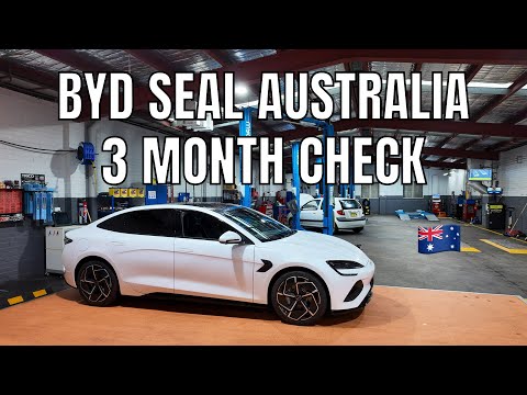 First BYD Seal Service at 3 months in Sydney Australia Premium Variant