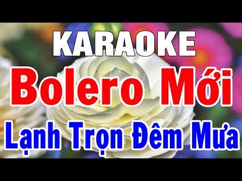 Karaoke Bolero Nhạc Sống Nhạc Vàng Trữ Tình Hòa Tấu | Liên Khúc Lạnh Trọn Đêm Mưa | Trọng Hiếu