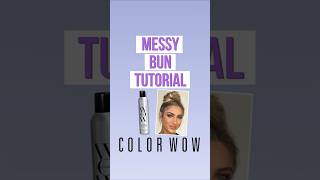 Messy bun tutorial with Chris Appleton ✨