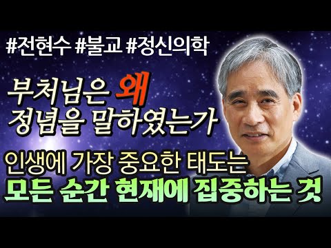 부처님의 가르침이 정신치료의 핵심: 정념 [전현수 박사의 정신수행과 마음치료]