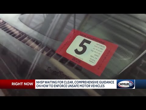 YouTube video thumbnail: NH Drivers, Police Have Questions as Vehicle Inspections Set to End