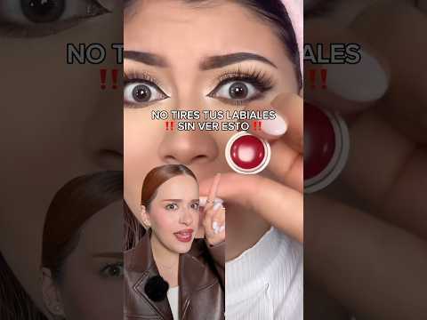 NO tires tus labiales SIN ver esto‼️‼️#maquillaje #labial #labiales #pinkup #maquillajefacil #labios