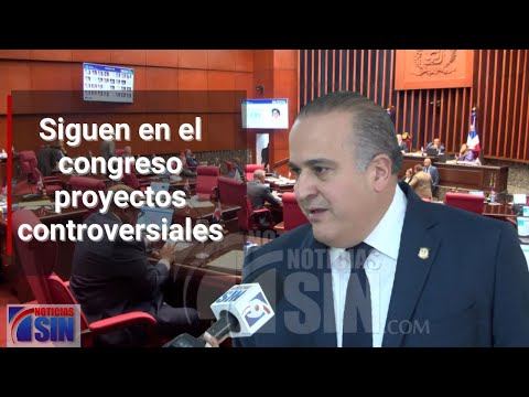 Siguen en el congreso proyectos controversiales