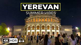 [4K HDR] YEREVAN, ARMENIA 🇦🇲 Magical Summer Evening at the Opera – Aug 12, 2026