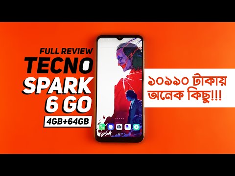 (BENGALI) TECNO Spark 6 Go Full Review (4GB+64GB)