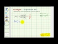 Understanding Derivatives Using the Quotient Rule