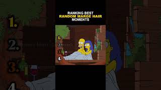 Ranking BEST Marge Hair Moments #funny #usa #ranking