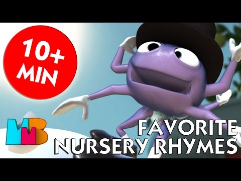 Itsy Bitsy Spider and More FAVORITE NURSERY RHYMES | Songs for Kids from Merry Music Box