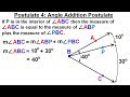 Angle Addition and Measurement Concepts