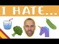 Exploring Dislikes in Spanish: Food and More