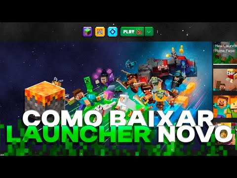 COMO BAIXAR MINECRAFT a NOVA VERSÃO DO LAUNCHER! (GRATUITO)